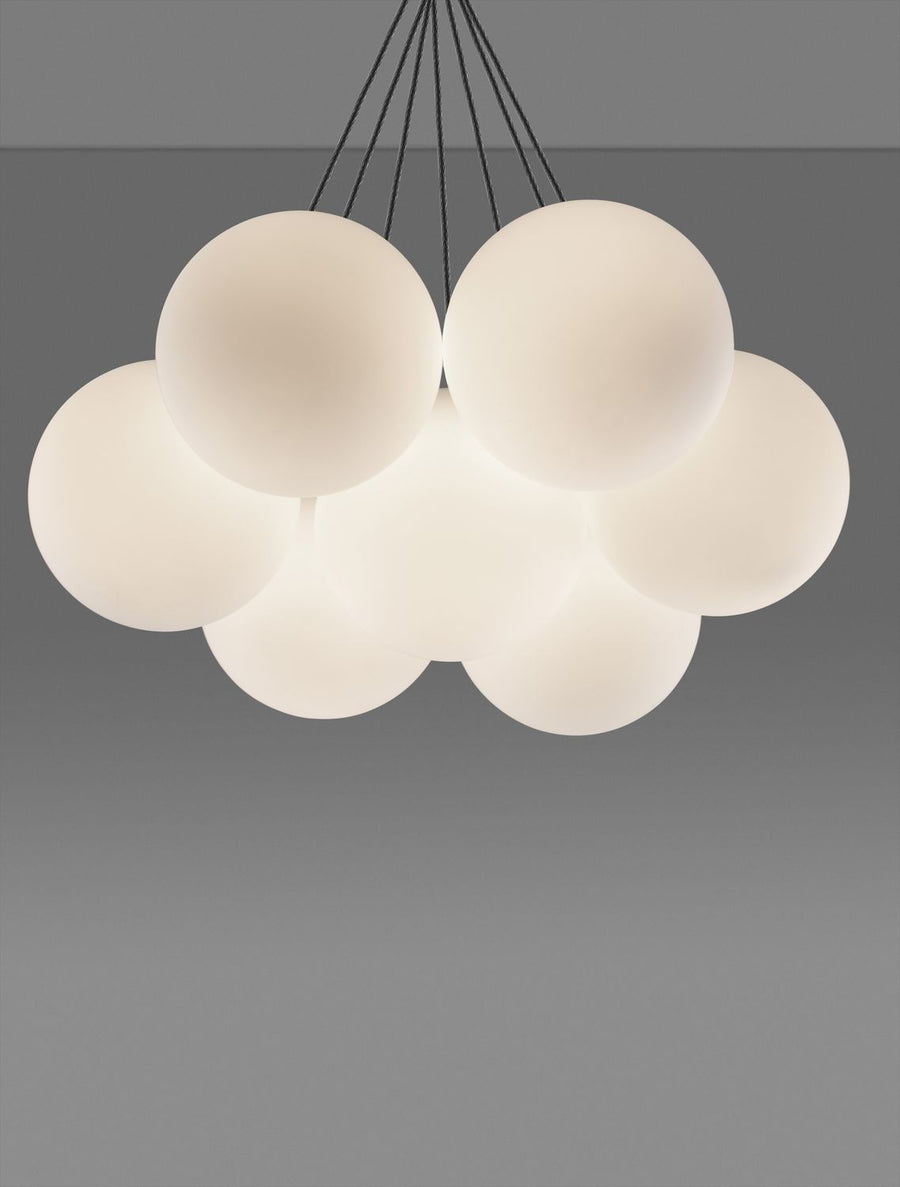 Suspension Nuvole noire, verre (9061433)