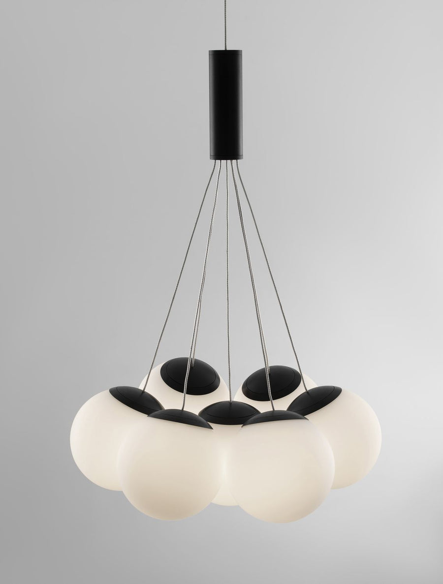 Suspension Nuvole noire, verre (9061433)
