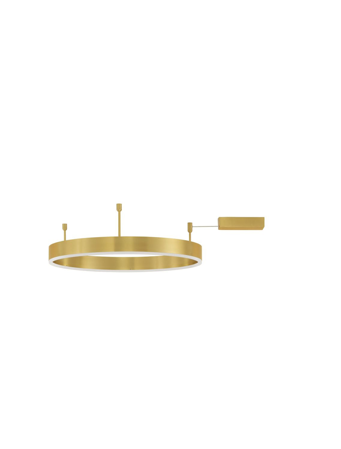 Plafonnier Motif bronze, L 60 cm