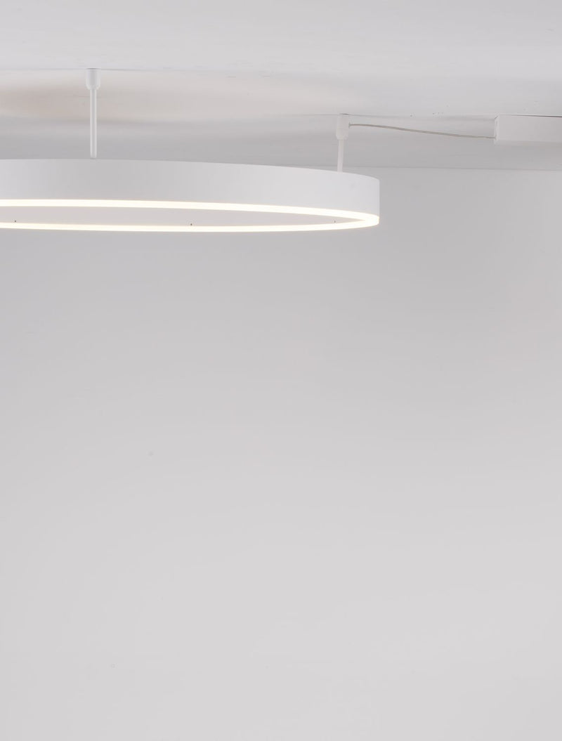 Suspension Motif blanche, L 80 cm