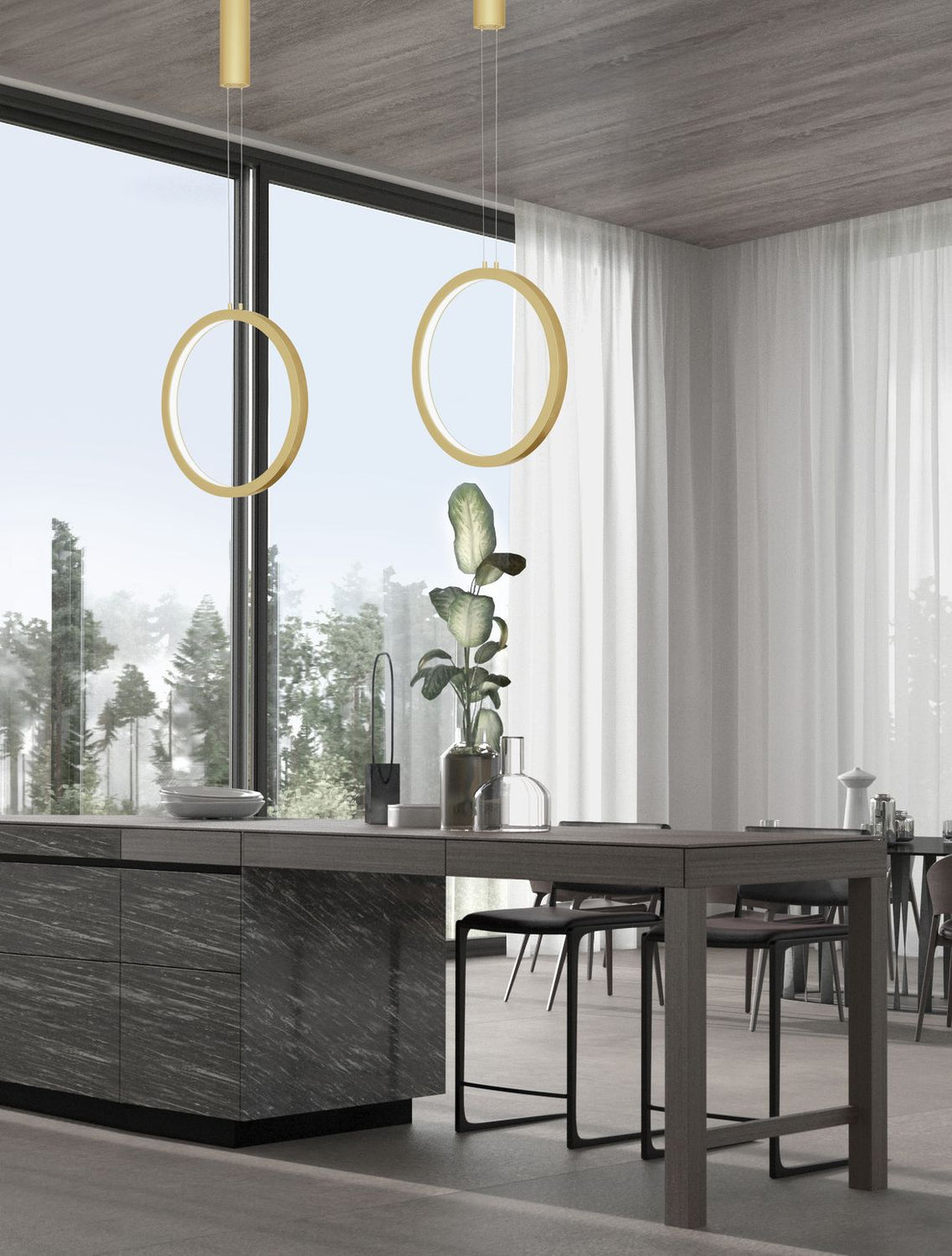 Suspension luminaire | Tesgalella