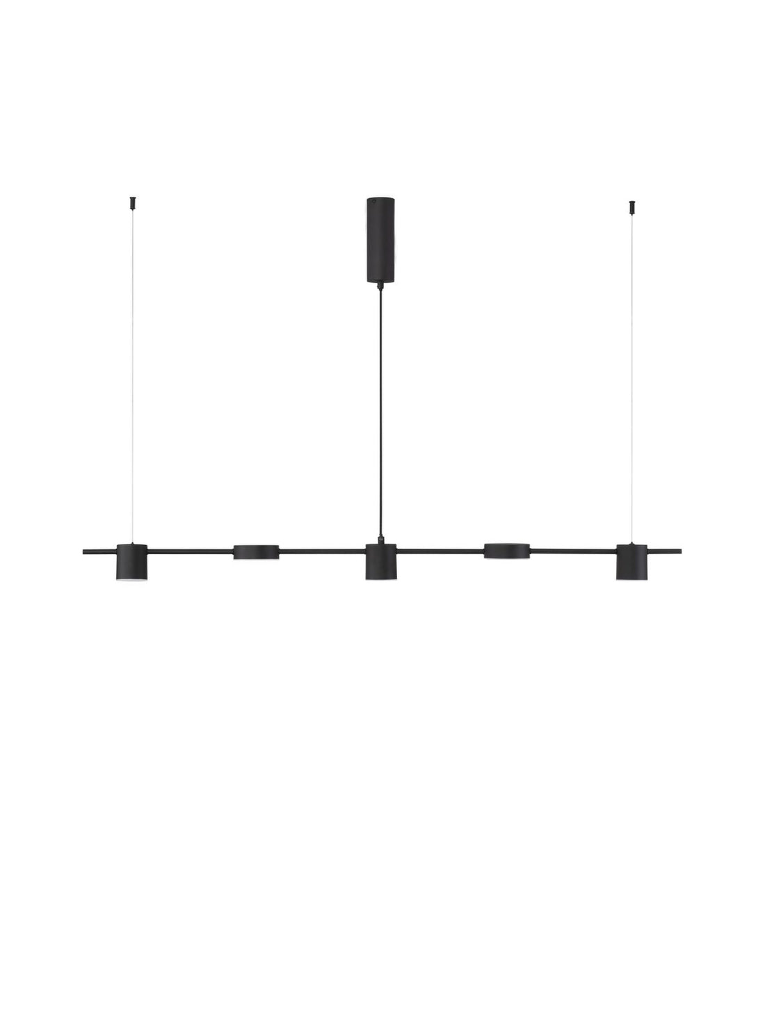 Suspension Nordik noire, L 127 cm