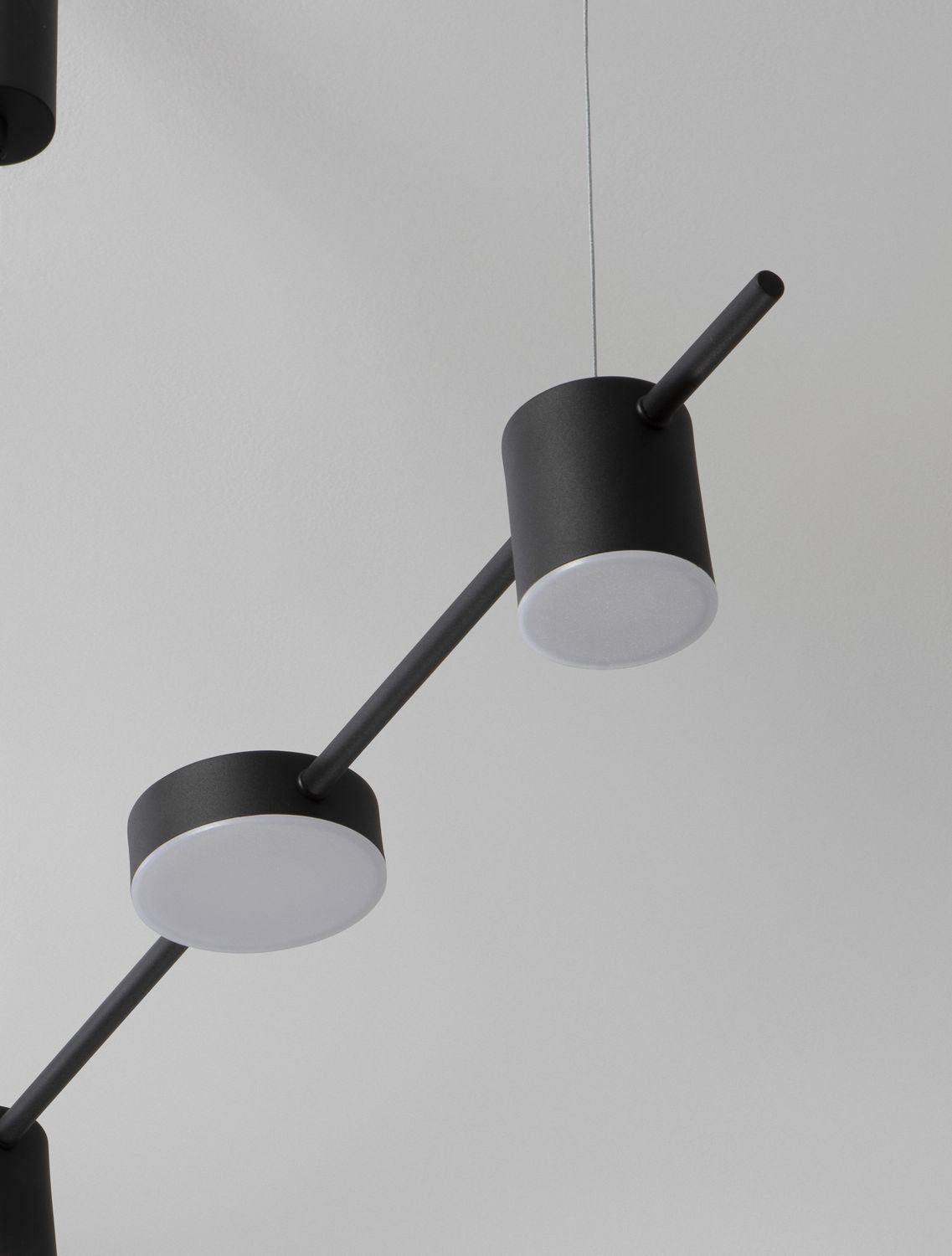 Suspension Nordik noire, L 127 cm