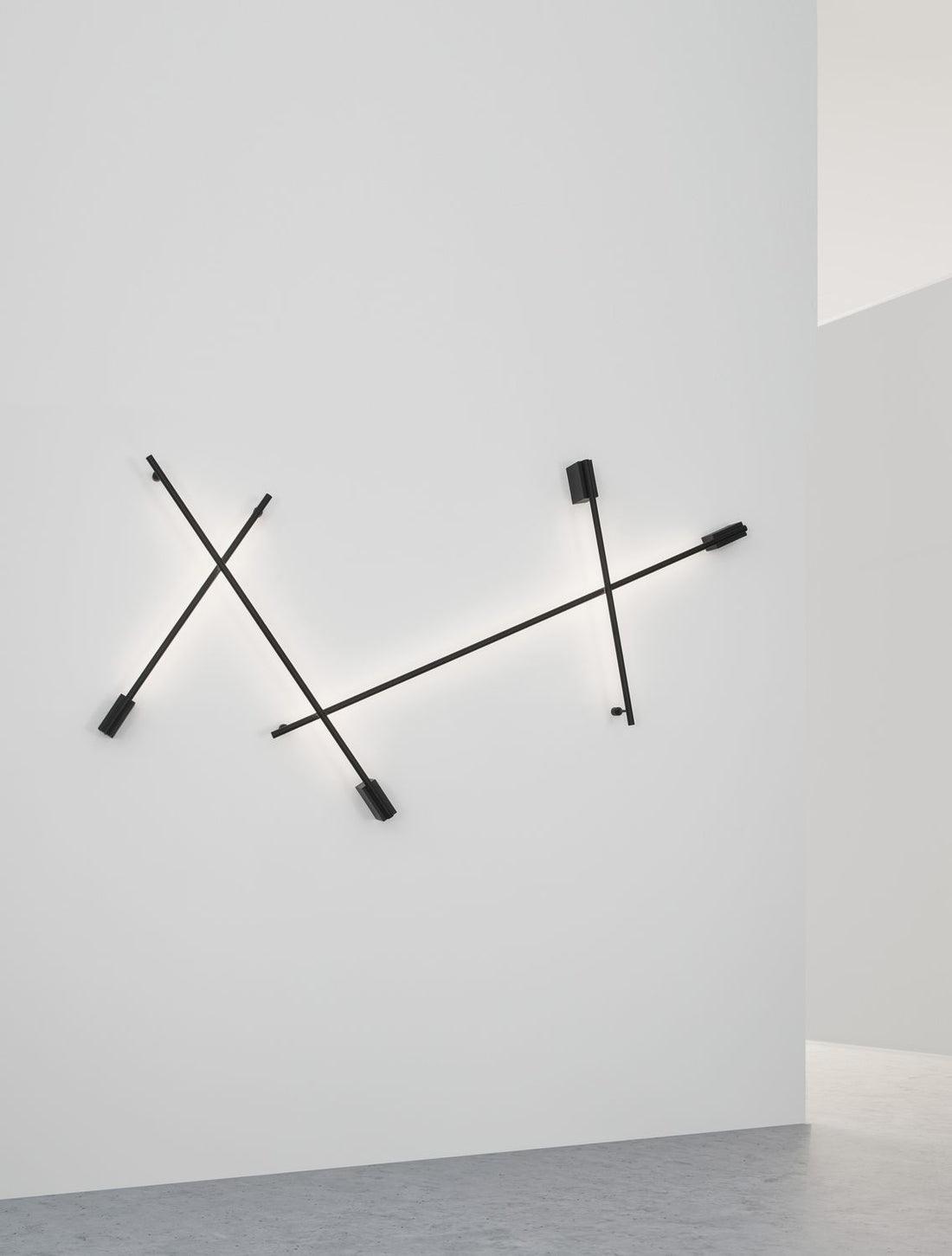 Applique murale | Gropius Noire L 120 cm
