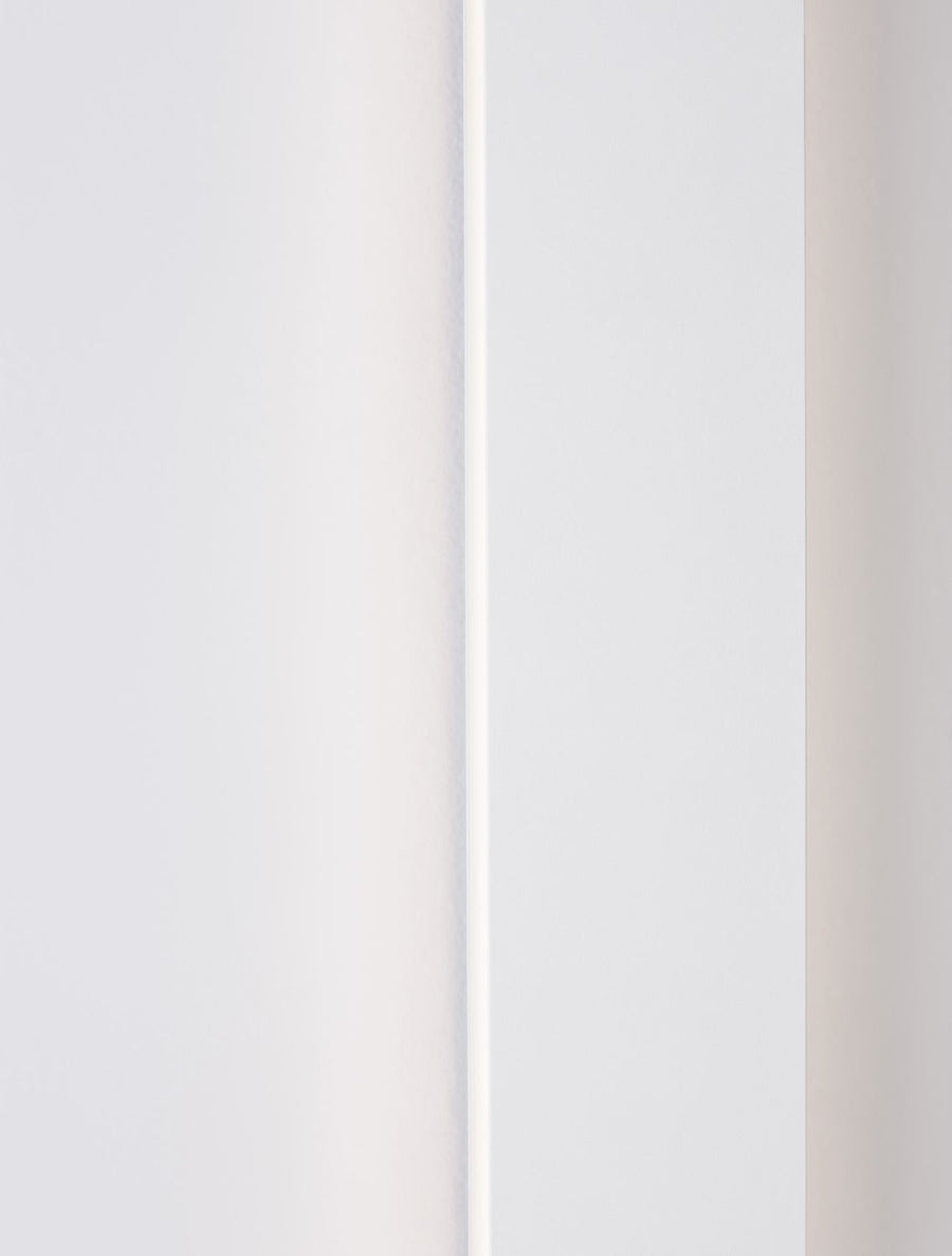 Applique murale Seline blanche, L 120 cm