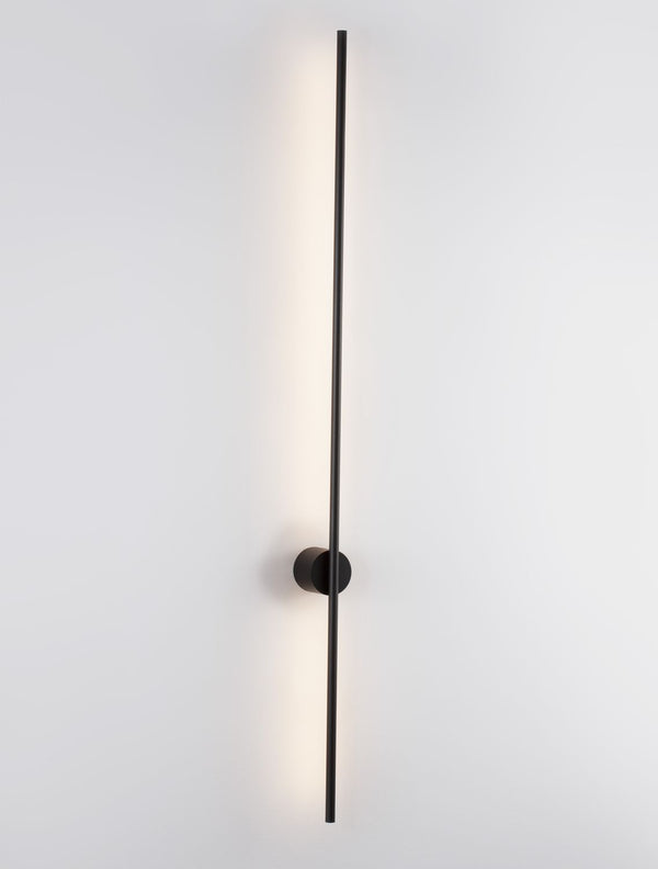 Applique murale Aden noire, H 120 cm (9081810)