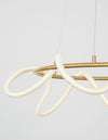 Suspension Cerelia laiton, H 120 cm