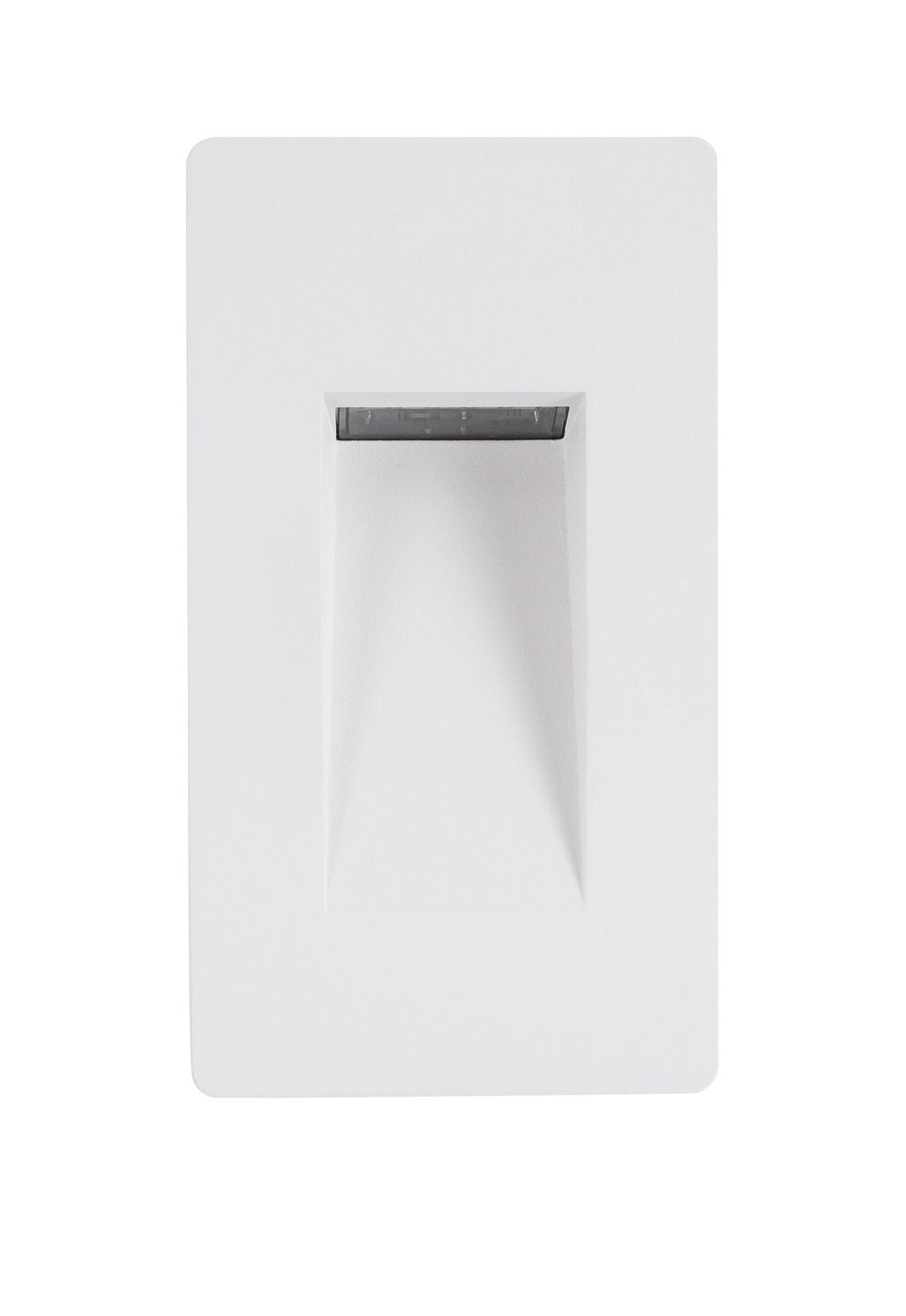 Applique extérieure Cove blanche, H 14 cm