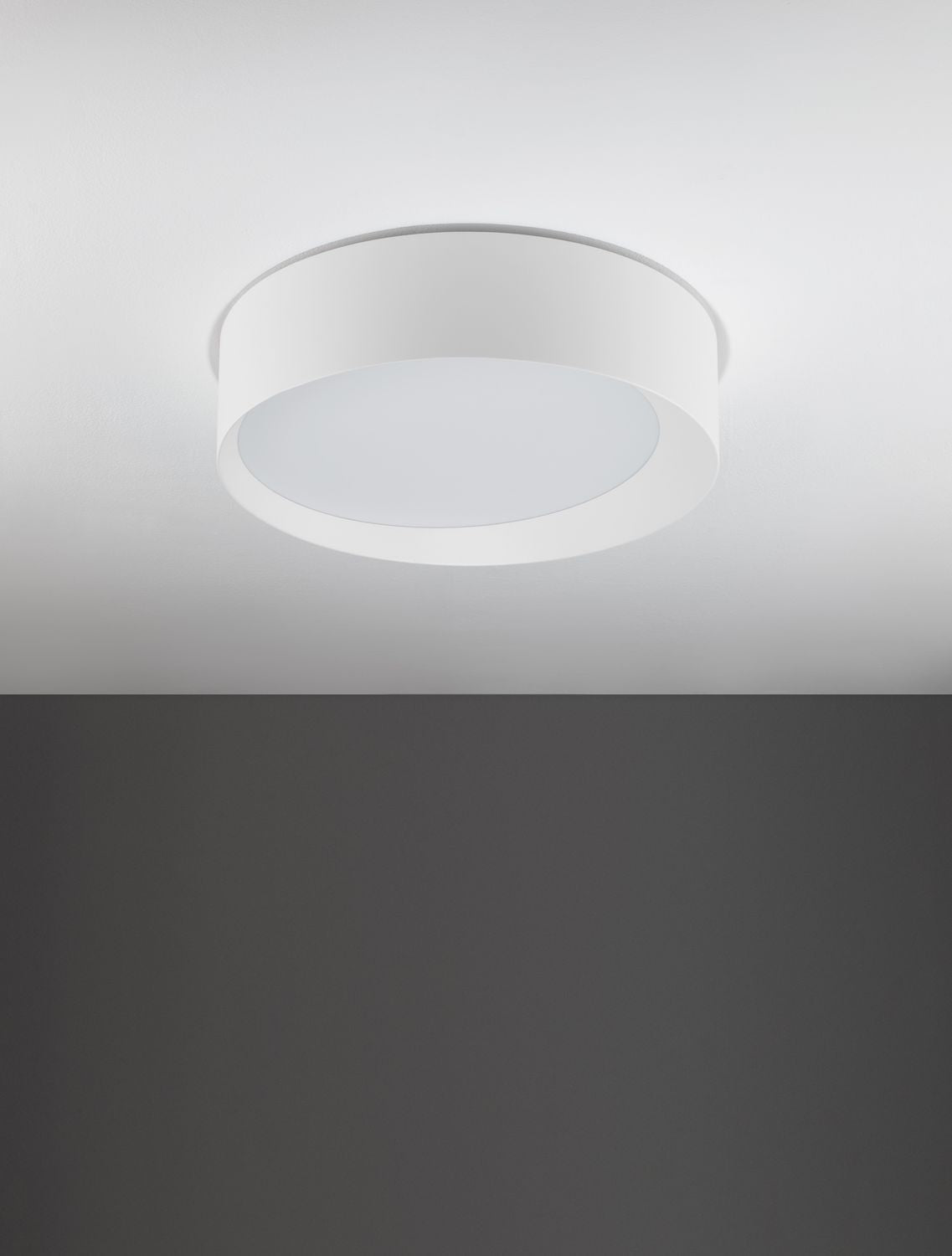 Plafonnier OBY blanc, Ø 45 cm