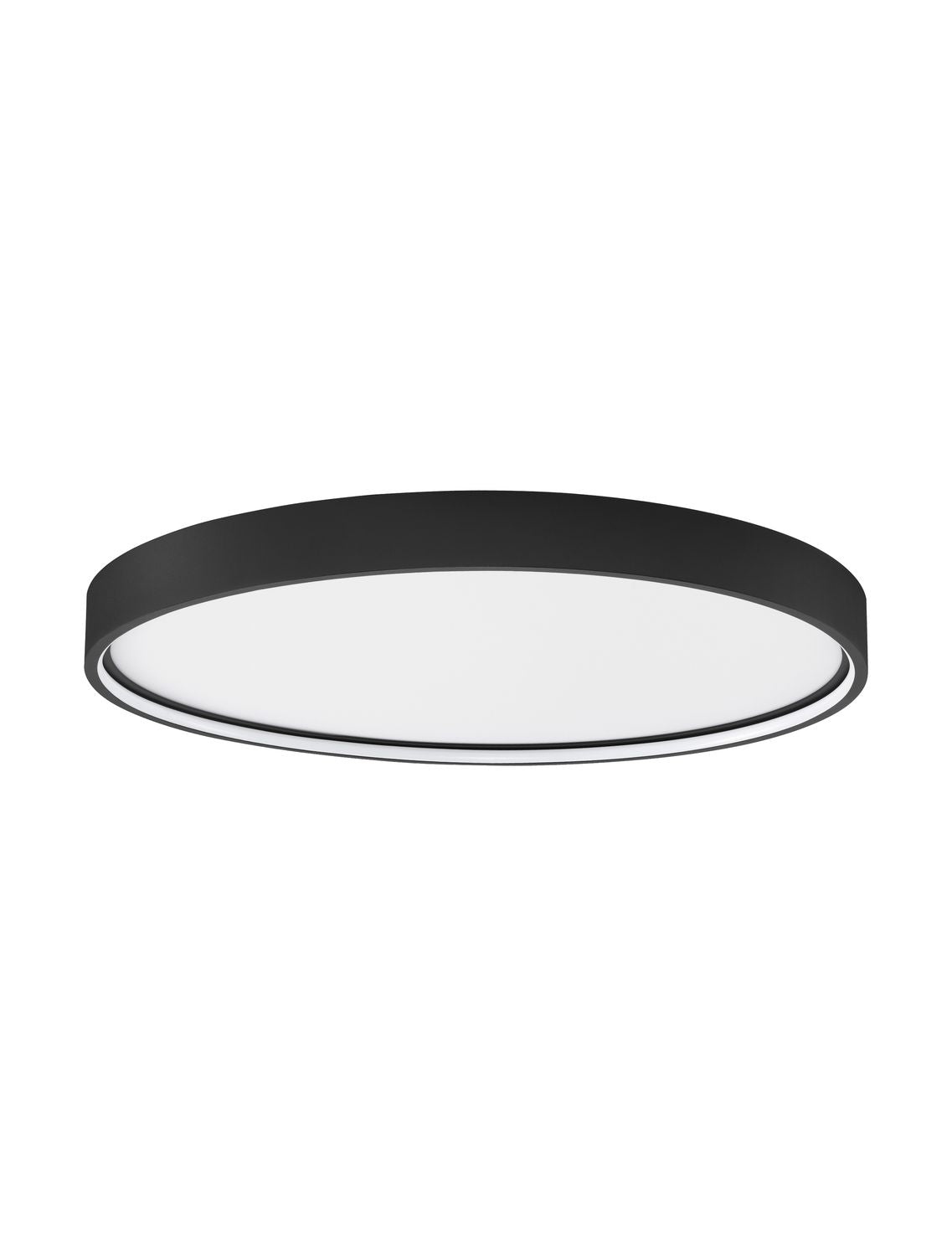 Plafonnier Olaf noir, Ø 60 cm
