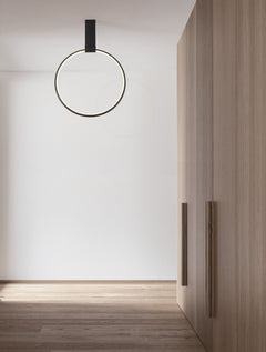 Suspension Garve noire, Ø 40 cm