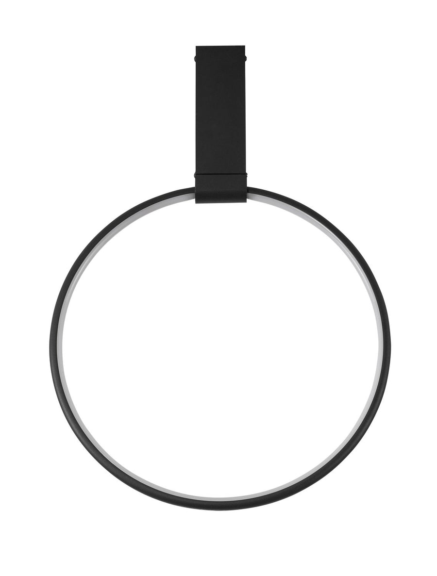 Suspension Garve noire, Ø 40 cm