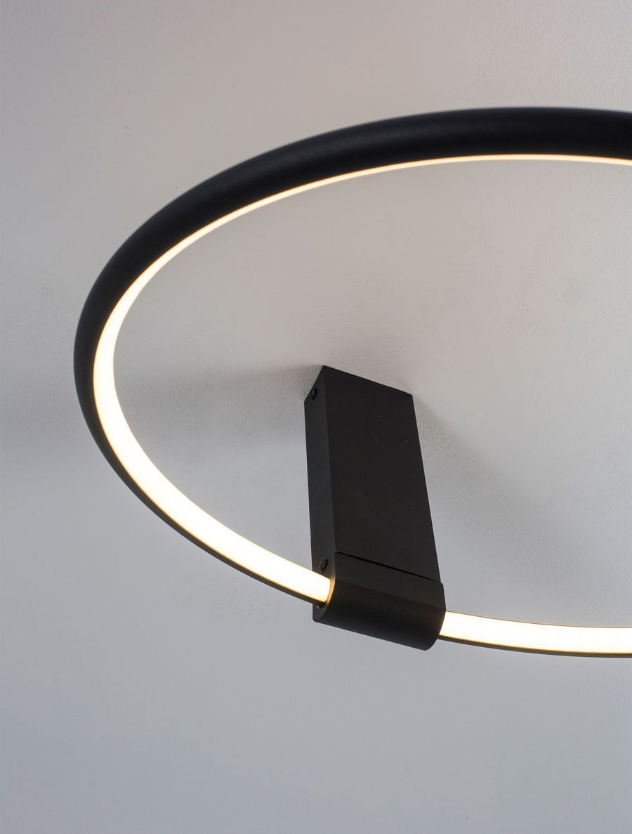 Suspension Garve noire, Ø 40 cm