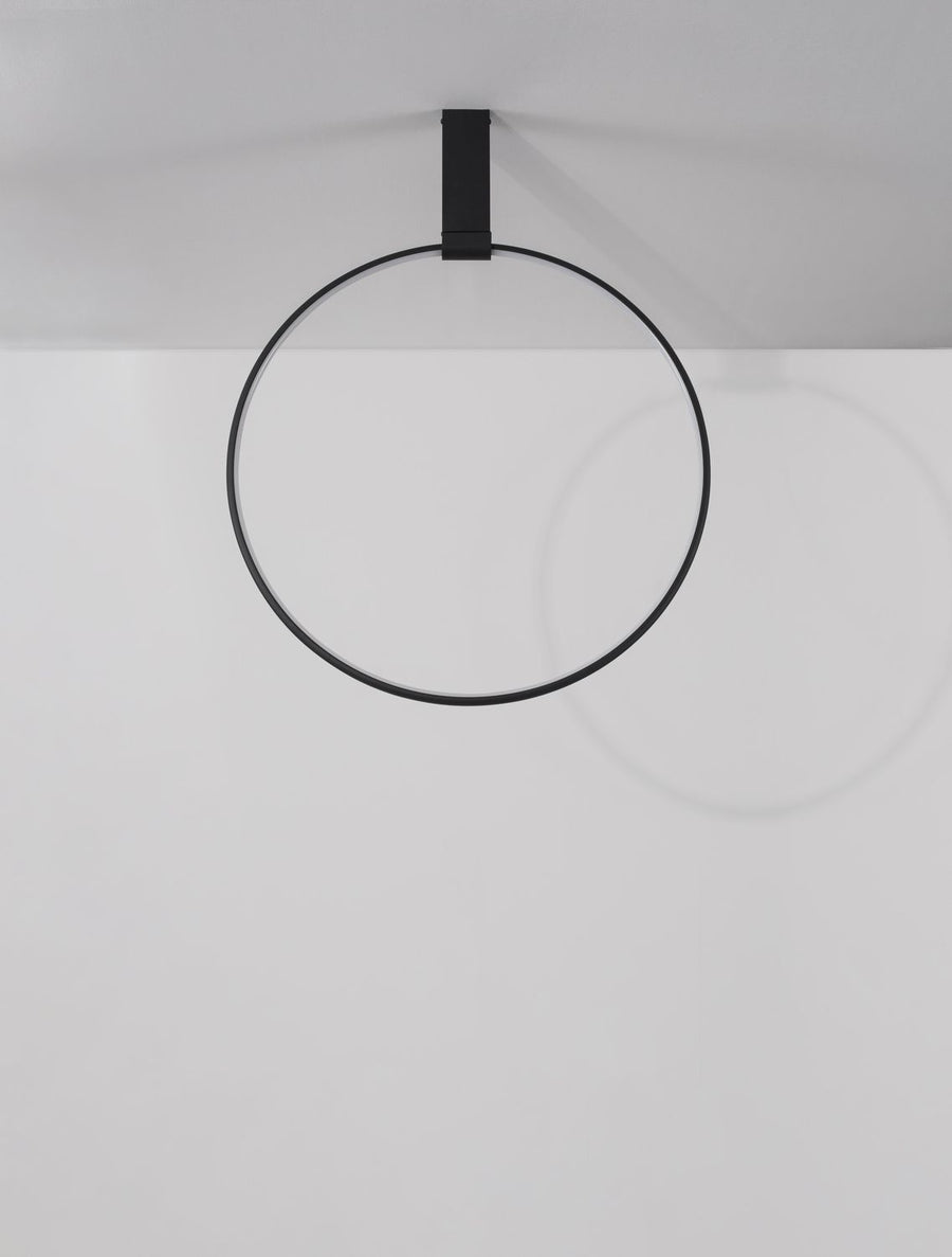 Suspension Garve noire, Ø 60 cm