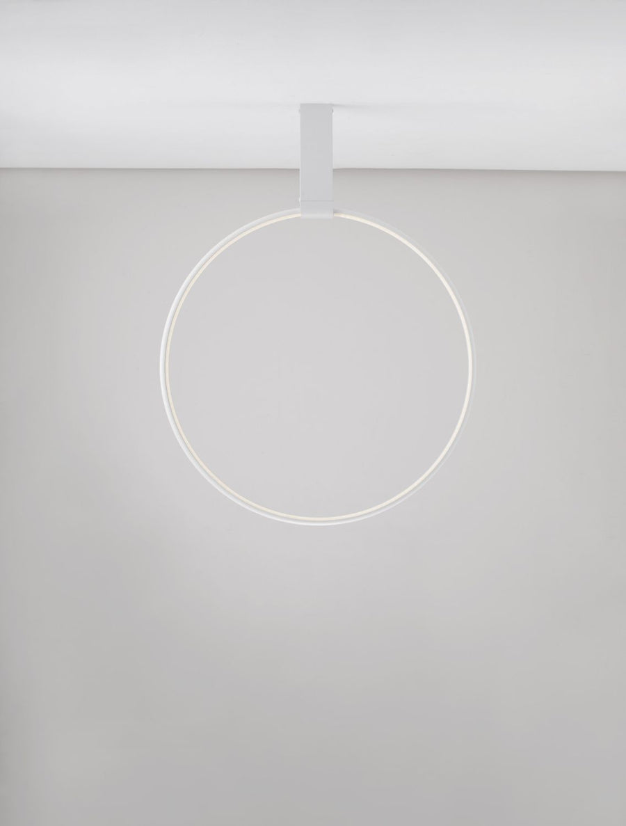 Suspension Garve blanche, Ø 60 cm