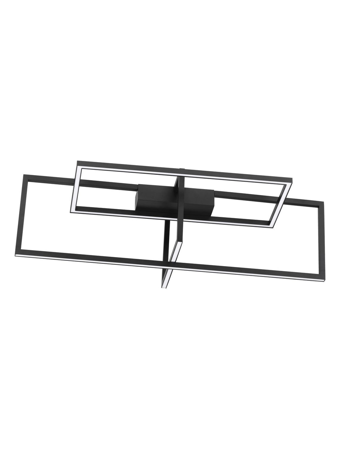 Plafonnier Clea noir, L 92 cm