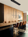 Suspension Elettra noire, H 200 cm (9088105)