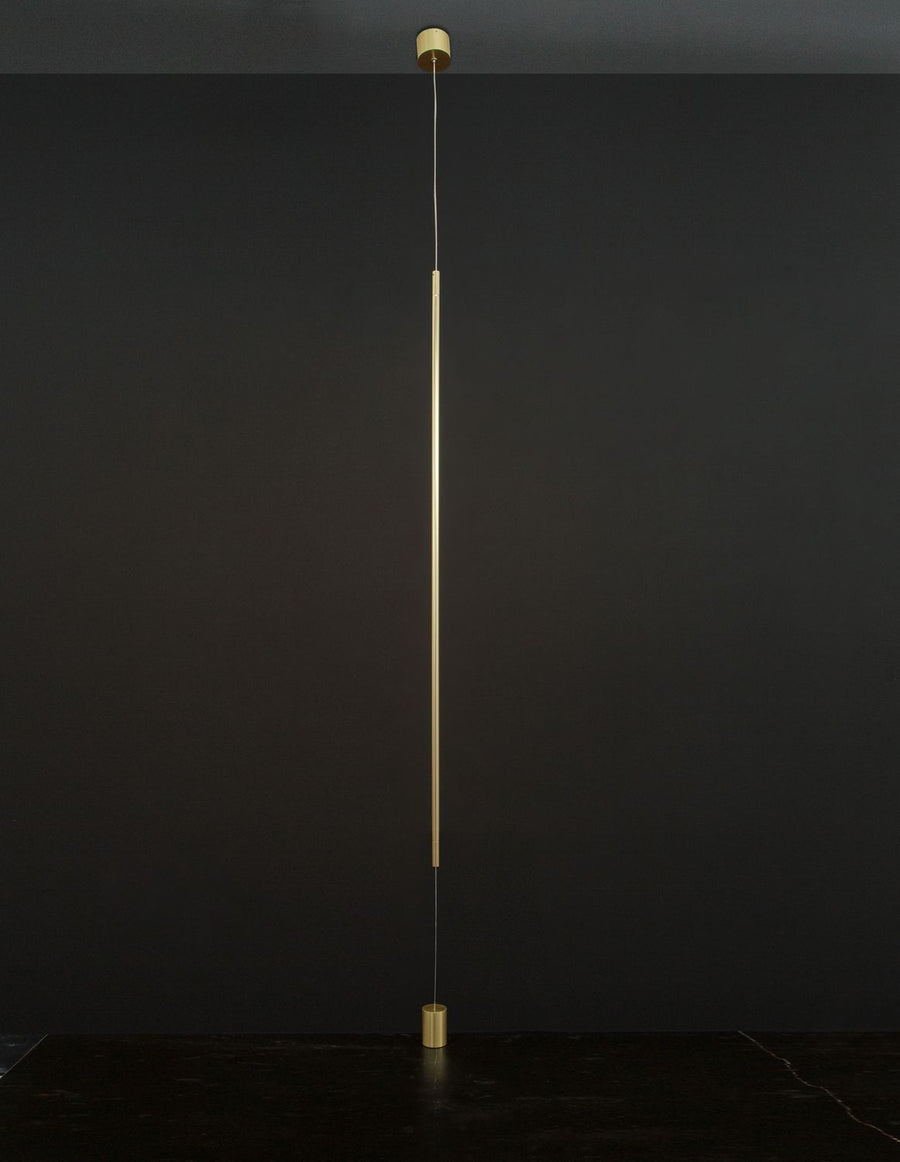 Suspension Elettra laiton, H 300 cm