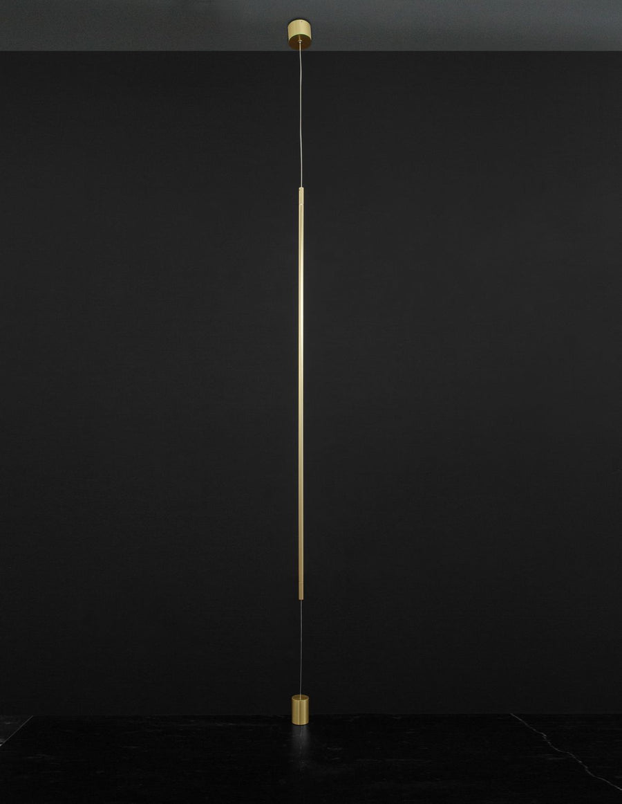 Suspension Elettra laiton, H 300 cm