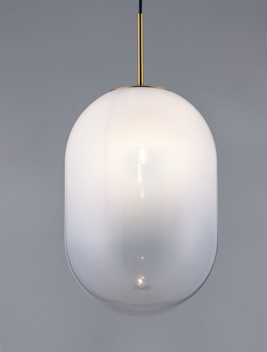 Suspension Chrysi dorée, verre (9092823)