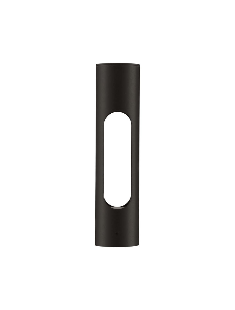Borne extérieure Ellery noire, H 36 cm