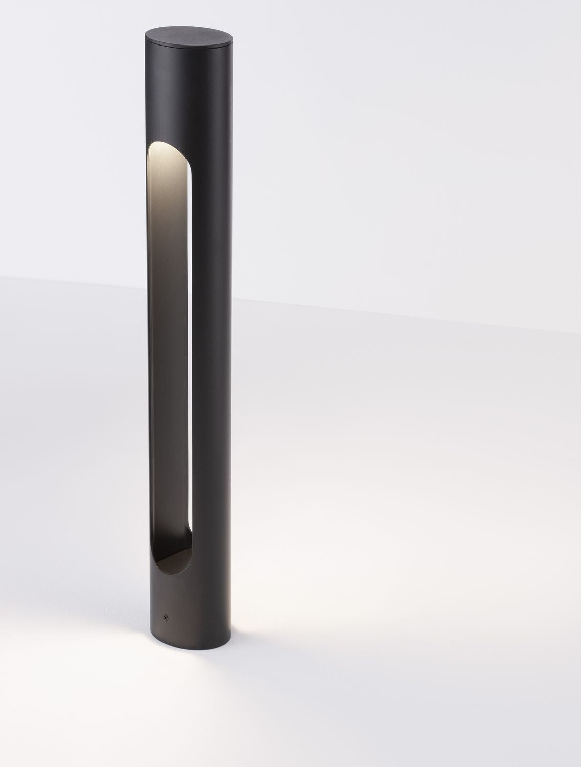 Borne extérieure Ellery noire, H 60 cm
