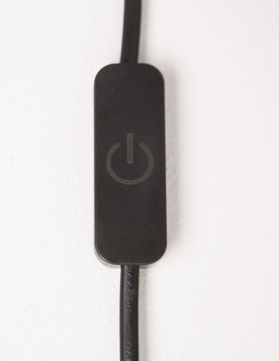Lampe à poser Ring noire, H 45 cm