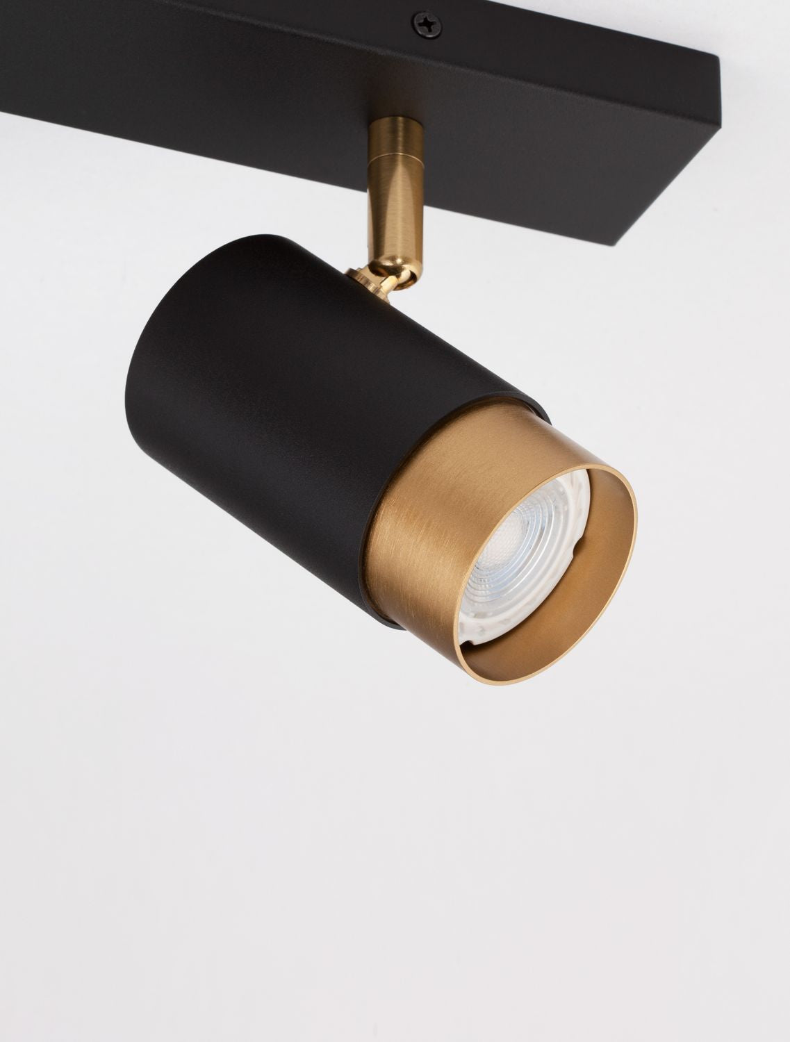 Plafonnier Pogno 2 lumières noir