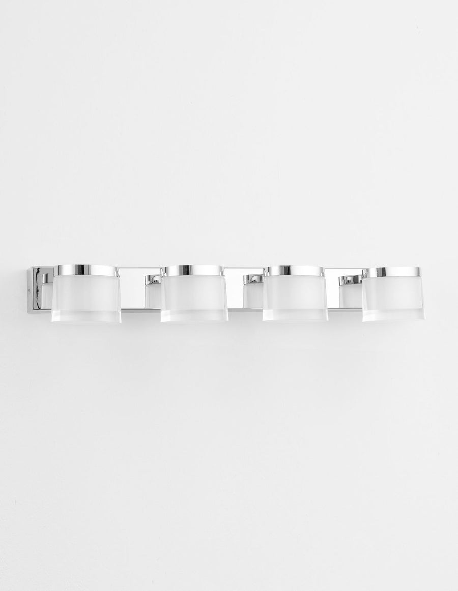 Applique murale Sabia chromée, L 51 cm