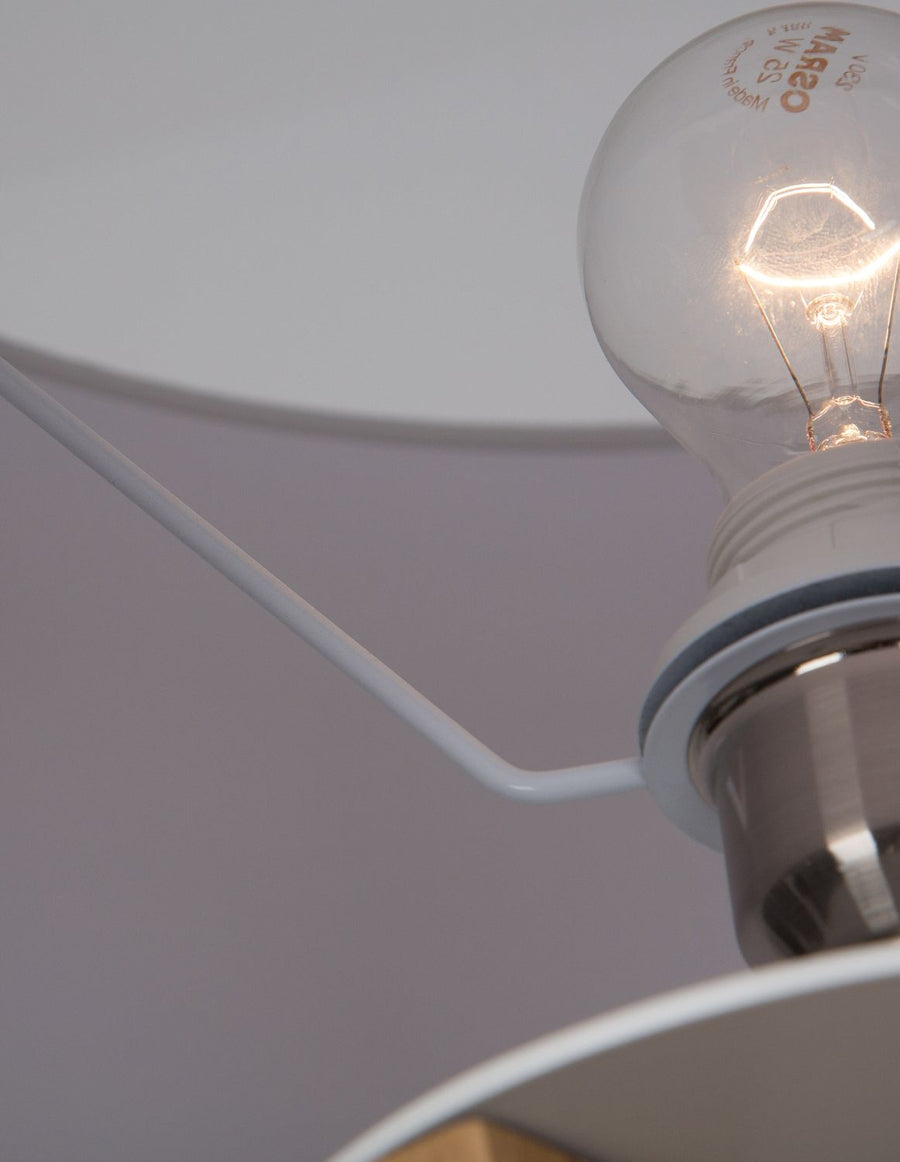 Lampadaire Salino bois, H 160 cm