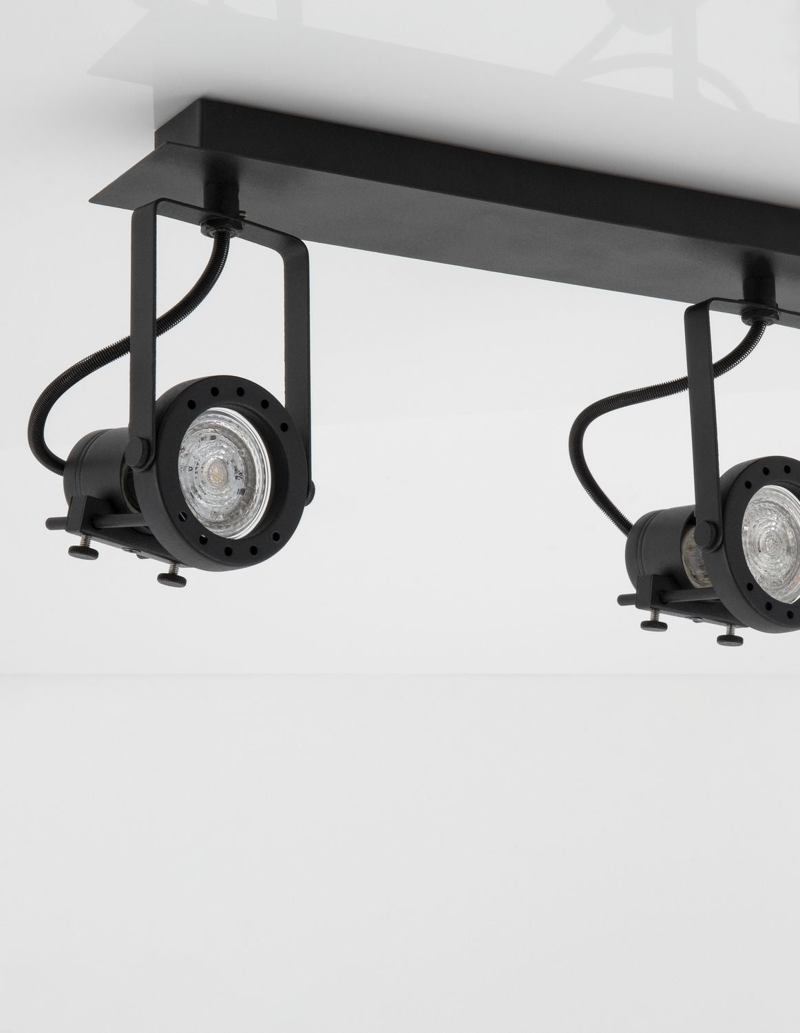 Plafonnier Salva 2 lumières noir