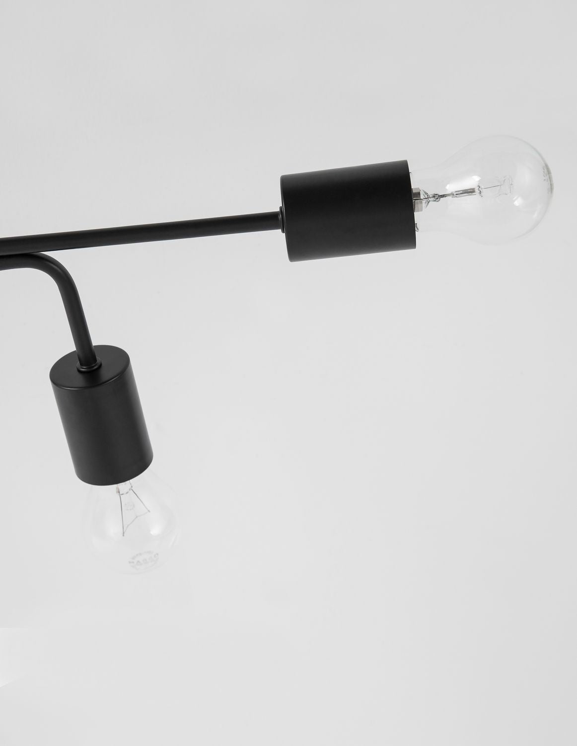 Plafonnier Granso 6 lumières noir