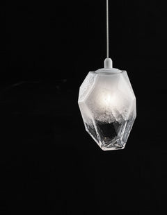 Suspension ICE blanche, verre