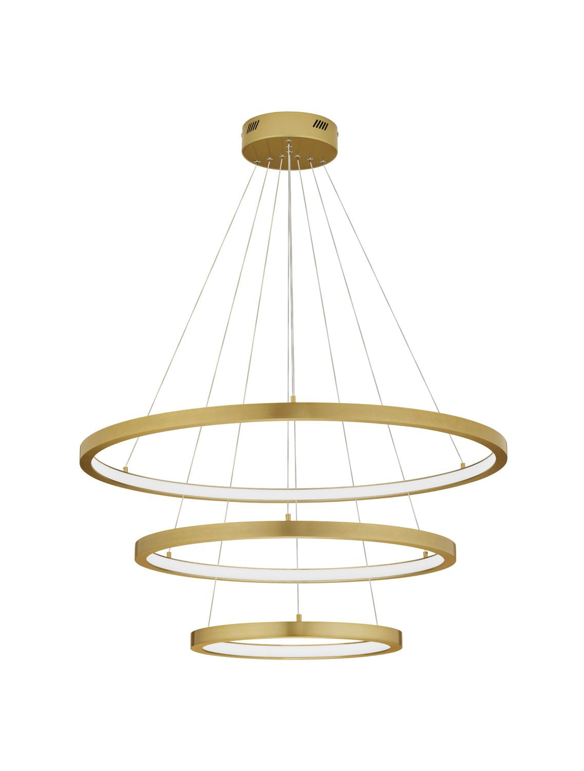 Suspension Empatia laiton, H 150 cm