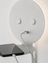 Applique murale Eclip blanche