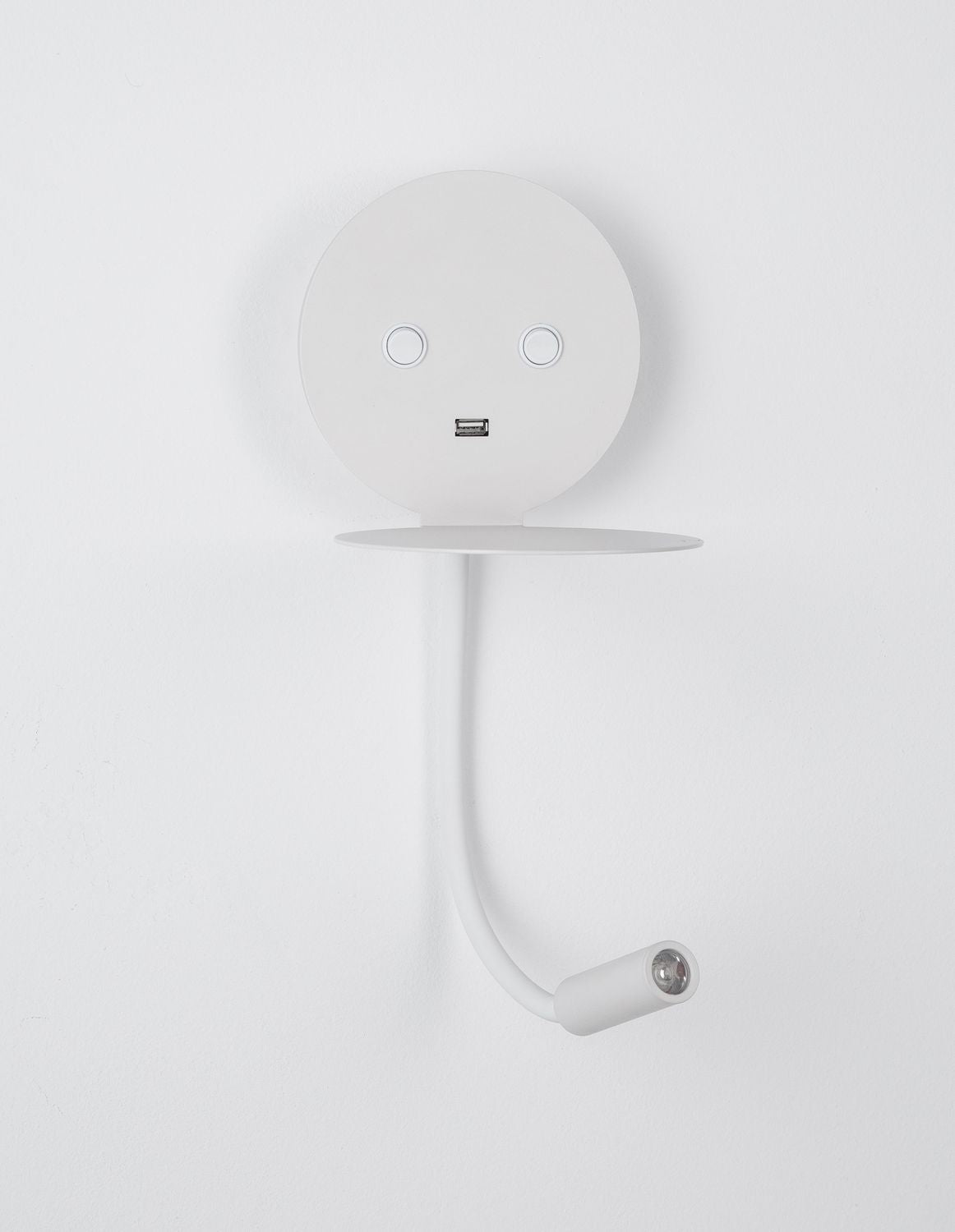 Applique murale Eclip blanche