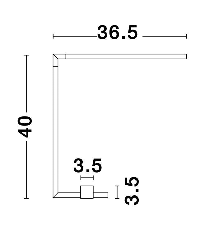 Lampe à poser Raccio noire