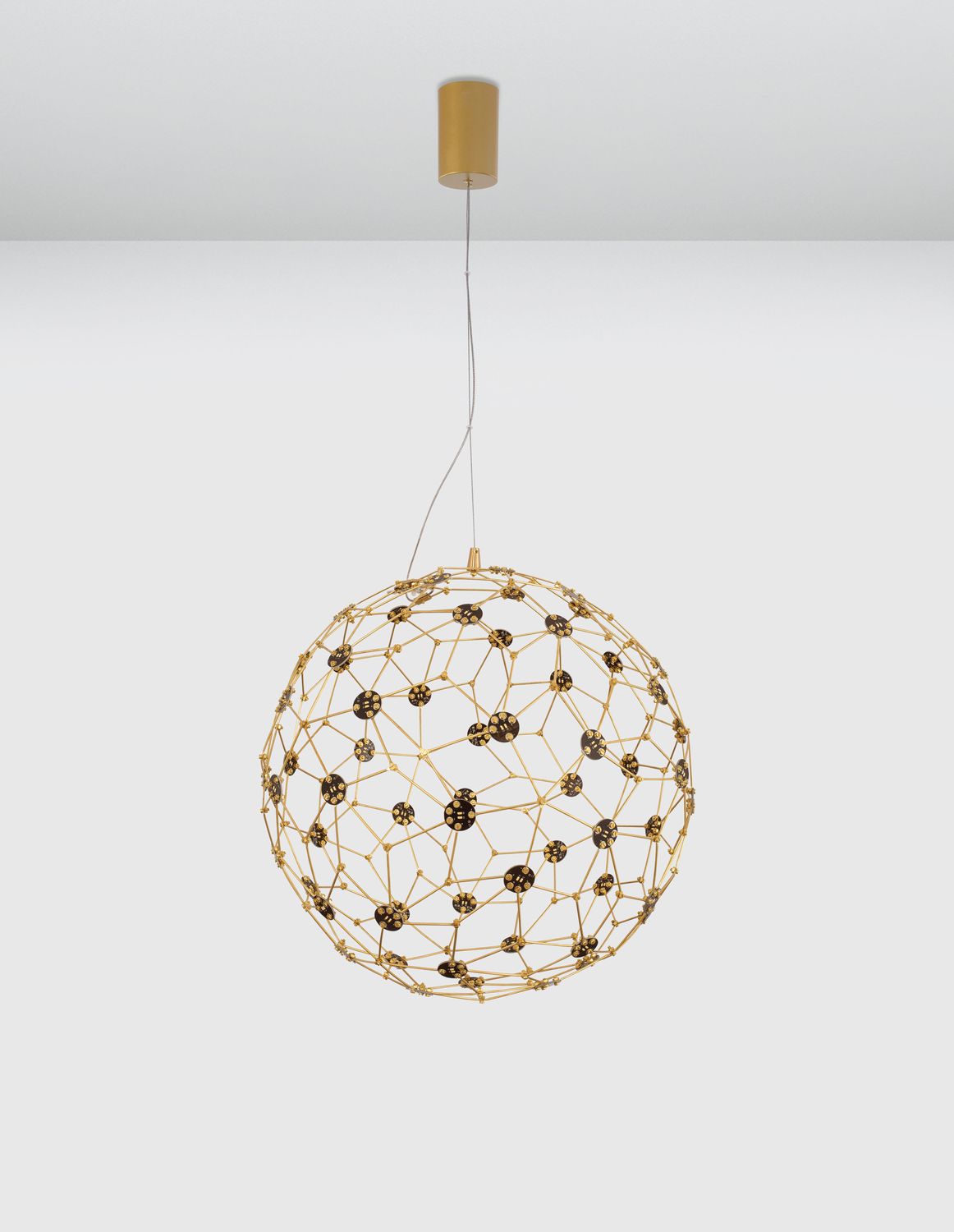 Suspension Sole dorée, Ø 410 cm