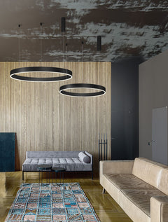 Suspension Motif noire, H 200 cm (9190840)