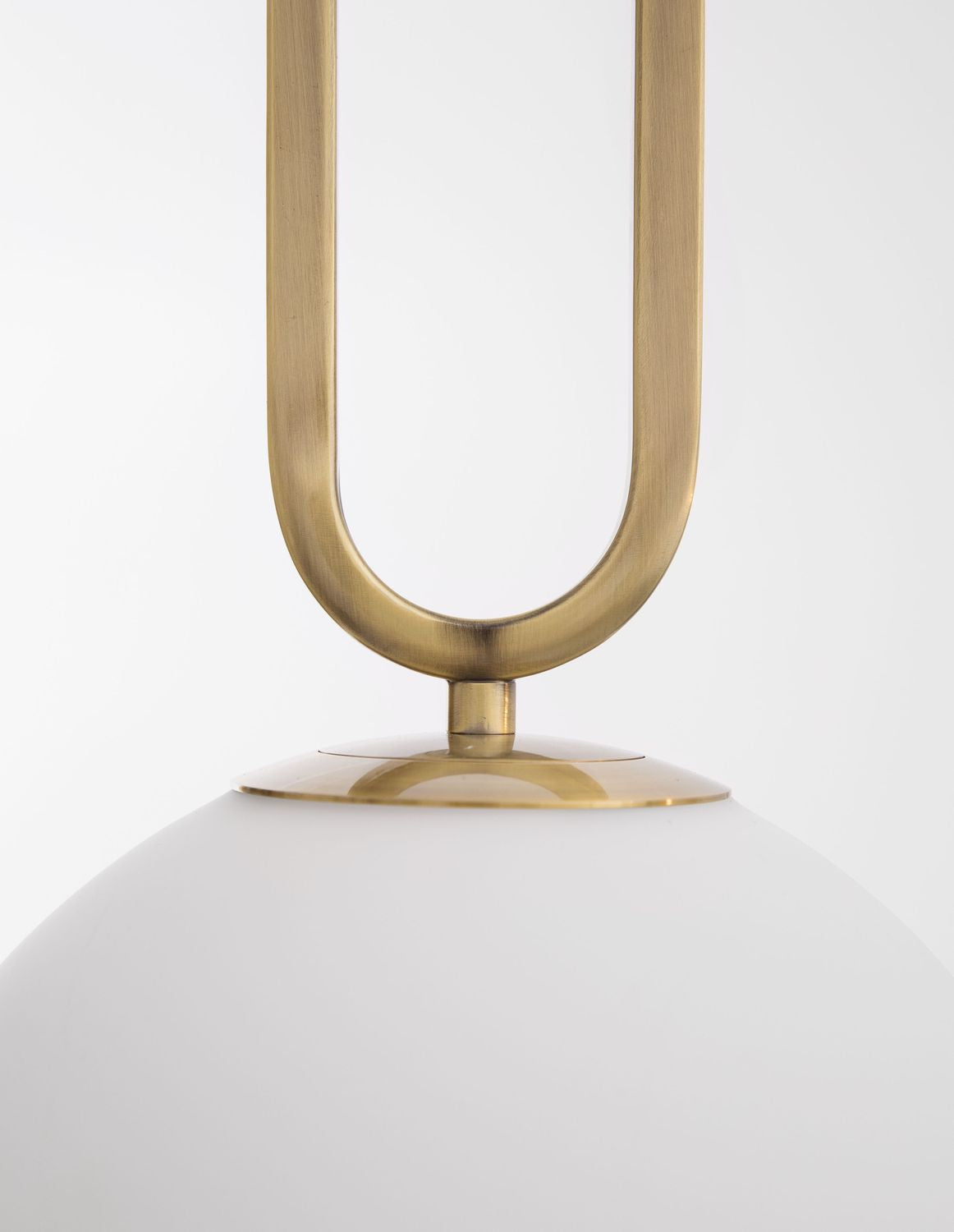 Suspension Grus dorée, verre (9191251)