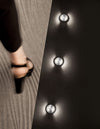 Luminaire extérieur Bang nickel, H 9 cm (9203112)