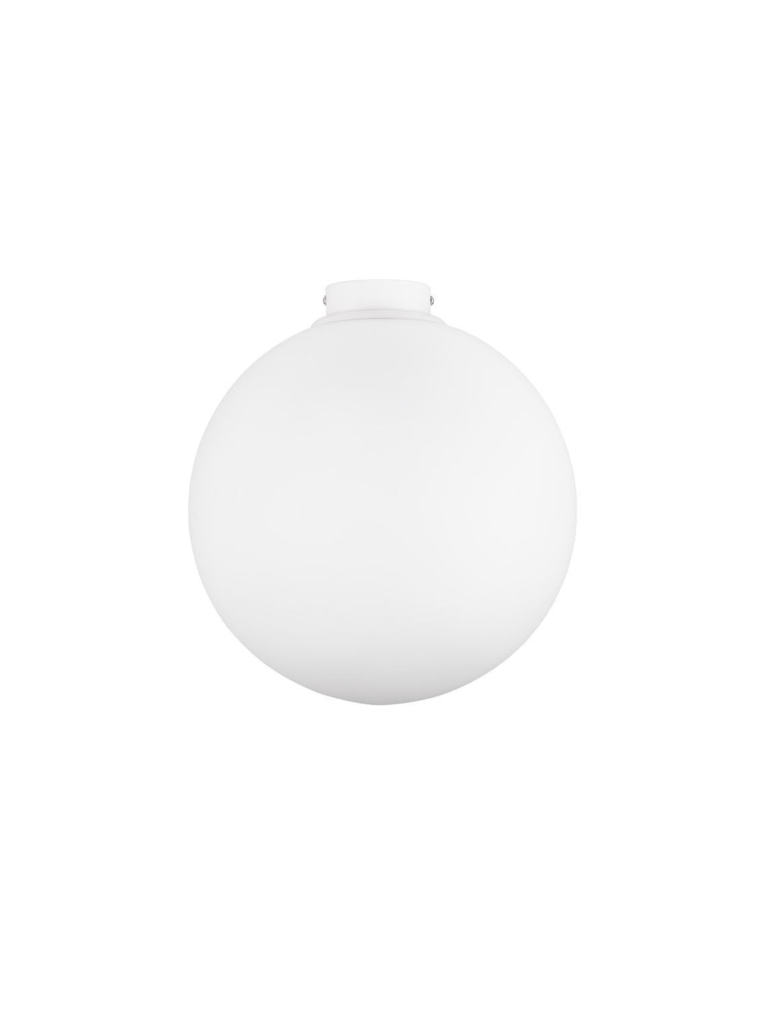 Plafonnier Nevoso blanc, verre