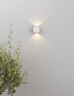 Applique extérieure Zari blanche, verre (9226217)