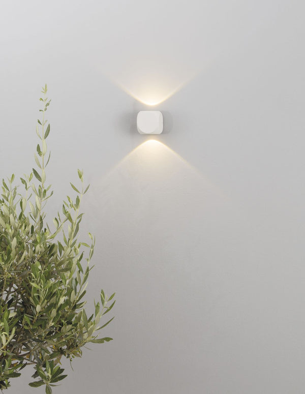 Applique extérieure Zari blanche, verre (9226217)