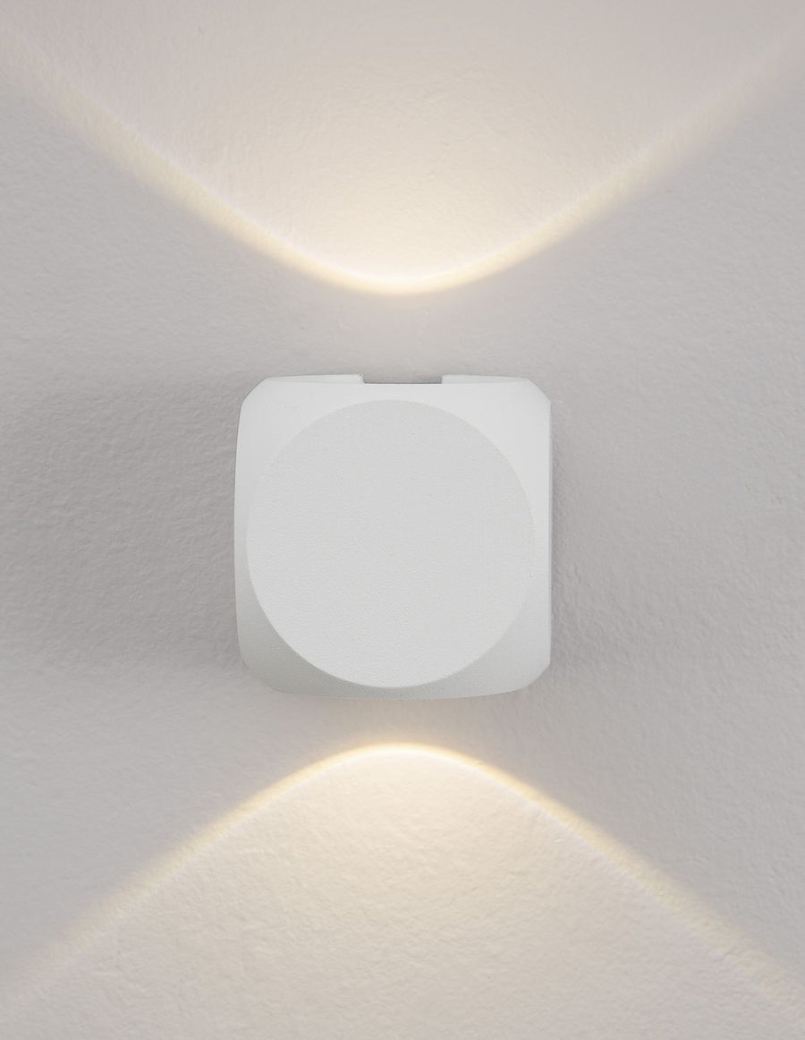 Applique extérieure Zari blanche, verre (9226217)