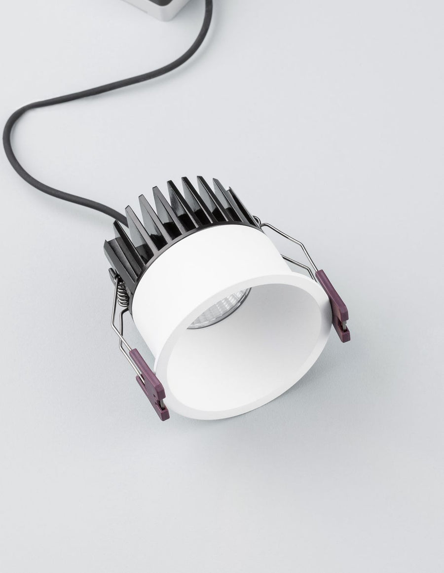 Projecteur extérieur Blade blanc, L 7,8 cm