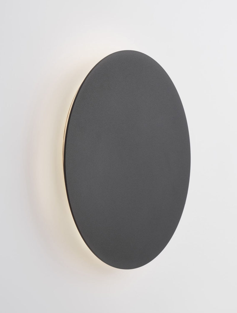 Applique murale Cyrcle noire, H 22 cm