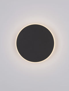 Applique murale Nevo noire, H 20 cm