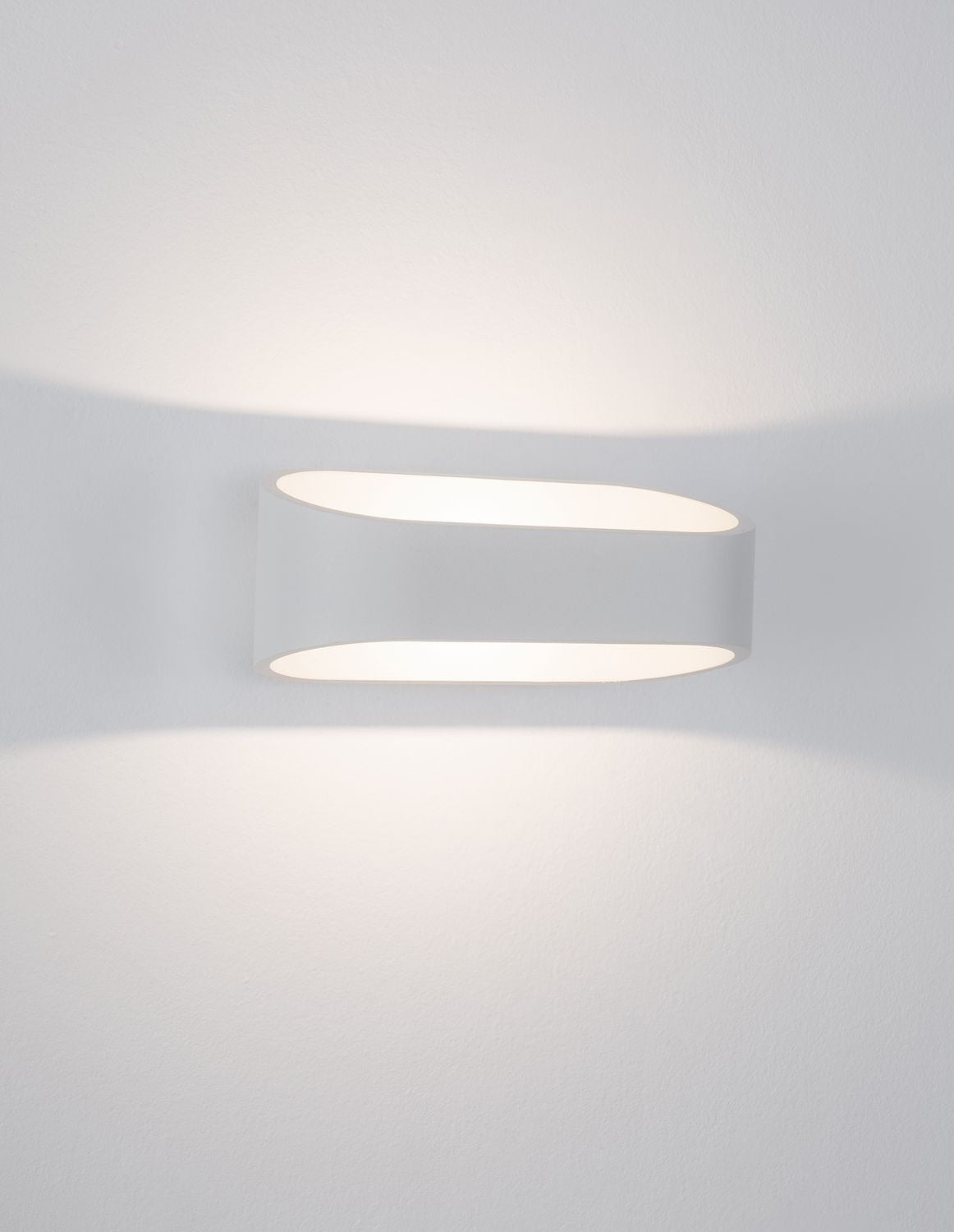 Applique extérieure Mile blanche, verre (9257871)