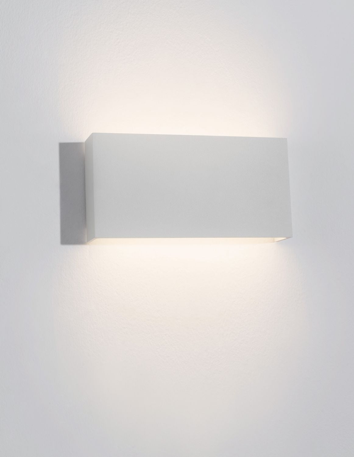 Applique extérieure Mile blanche, verre (9262111)